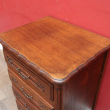 Load image into Gallery viewer, x SOLD Vintage French Oak Lingerie Chest Tall Four Drawer Cabinet. B12825

