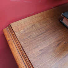 Load image into Gallery viewer, Antique French Walnut Three Door Sideboard Carved Detail Brass Escutcheons. B12926
