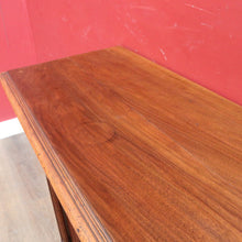 Load image into Gallery viewer, Antique French Walnut Three Door Sideboard Carved Detail Brass Escutcheons. B12926
