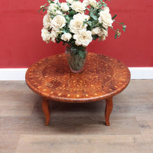 Load image into Gallery viewer, Moroccan Atlas Cedar Coffee Table Ebony Mother of Pearl Marquetry Top. B12923
