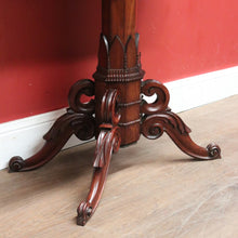 Load image into Gallery viewer, Antique English Mahogany Metamorphic Hall Table. Card Table, Hall Table &amp; Etagere in One B12534
