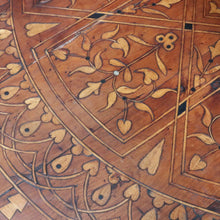 Load image into Gallery viewer, Moroccan Atlas Cedar Coffee Table Ebony Mother of Pearl Marquetry Top. B12923
