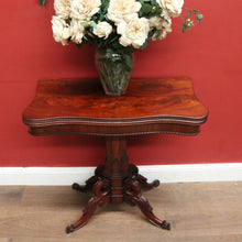 Load image into Gallery viewer, Antique English Mahogany Metamorphic Hall Table. Card Table, Hall Table &amp; Etagere in One B12534

