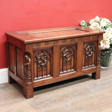 Load image into Gallery viewer, x SOLD French Church Themed Inspired Trunk, Storage Chest, Toy or Blanket Box. B12002
