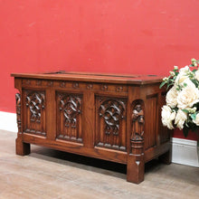 Load image into Gallery viewer, x SOLD French Church Themed Inspired Trunk, Storage Chest, Toy or Blanket Box. B12002
