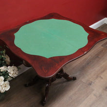 Load image into Gallery viewer, Antique English Mahogany Metamorphic Hall Table. Card Table, Hall Table &amp; Etagere in One B12534
