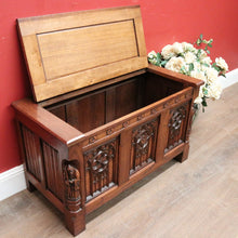 Load image into Gallery viewer, x SOLD French Church Themed Inspired Trunk, Storage Chest, Toy or Blanket Box. B12002
