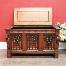 Load image into Gallery viewer, x SOLD French Church Themed Inspired Trunk, Storage Chest, Toy or Blanket Box. B12002
