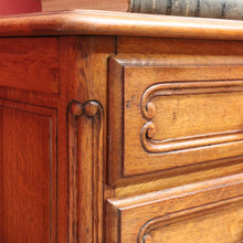 Load image into Gallery viewer, x SOLD Pair Vintage French Bedside Tables Cupboard and Drawer Set. B12758
