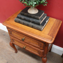 Load image into Gallery viewer, x SOLD Pair Vintage French Bedside Tables Cupboard and Drawer Set. B12758
