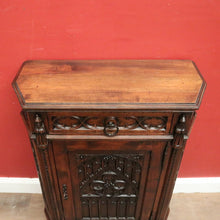 Load image into Gallery viewer, x SOLD An Antique French Oak Church Hall Cabinet or Cupboard, with a Drawer. B12010
