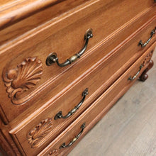 Load image into Gallery viewer, x SOLD Vintage French Chest of Three Drawers with Iron Handles, 3 Drawer. Hall Cabinet or Cupboard B12030
