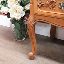 Load image into Gallery viewer, Antique French Oak Bureau Bookcase Drop Front Desk Glass Doors. B12777
