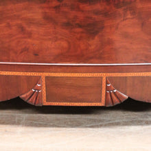 Load image into Gallery viewer, Antique English Bow Front Mahogany Chest with 8 Drawers &amp; Tunbridge Detail. B12530
