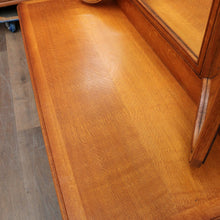 Load image into Gallery viewer, x SOLD Antique French Oak Dressing Table Three Mirrors Five Drawers Scroll Feet. B12815
