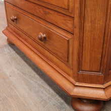 Load image into Gallery viewer, x SOLD Antique Belgian Oak Chest of Drawers Four Drawer Cabinet Simple Form B12748

