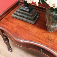 Load image into Gallery viewer, Antique Australian Full Cedar Hall Table – Single Drawer &amp; Shaped Front. B12550
