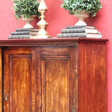 Load image into Gallery viewer, Antique Cedar Cabinet Sliding Doors Slim Storage Hall or Entry. B12952
