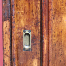 Load image into Gallery viewer, Antique Cedar Cabinet Sliding Doors Slim Storage Hall or Entry. B12952
