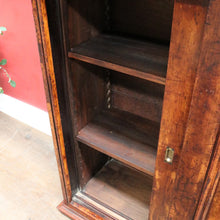 Load image into Gallery viewer, Antique Cedar Cabinet Sliding Doors Slim Storage Hall or Entry. B12952
