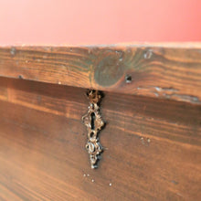 Load image into Gallery viewer, x SOLD Antique French Pine Trunk or Chest, Suitable as a Blanket Box, Toy Chest or Firewood Storage. B11843
