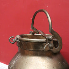 Load image into Gallery viewer, x SOLD Antique French Brass Milk Can with the original Lid, Milk Container. B12016
