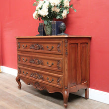 Load image into Gallery viewer, x SOLD Antique French Three Drawer Chest of Drawers, or Hall / Entry / Foyer Chest. B12009
