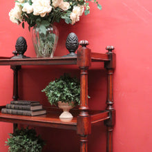 Load image into Gallery viewer, Antique Australian Cedar Three-Tier Dumb Waiter Sideboard c1860 on Castors. B12547
