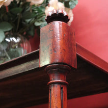 Load image into Gallery viewer, Antique Australian Cedar Three-Tier Dumb Waiter Sideboard c1860 on Castors. B12547
