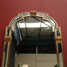 Load image into Gallery viewer, x SOLD Antique Flemish Art Nouveau Gilt Framed Bevelled Edge Wall Mirror, Mantle Mirror. B12041
