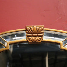 Load image into Gallery viewer, x SOLD Antique Flemish Art Nouveau Gilt Framed Bevelled Edge Wall Mirror, Mantle Mirror. B12041
