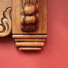 Load image into Gallery viewer, x SOLD Antique French Coat Rack or Oak and Brass Hall Scarf, Hat, Umbrella Holder. B12038
