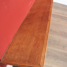 Load image into Gallery viewer, x SOLD Antique French Coat Rack or Oak and Brass Hall Scarf, Hat, Umbrella Holder. B12038

