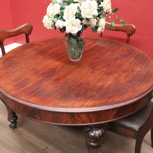 Load image into Gallery viewer, Antique Australian Cedar Dining Table – D-End, Extends -2 Leaves, Winder &amp; Crank B12553
