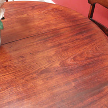 Load image into Gallery viewer, Antique Australian Cedar Dining Table – D-End, Extends -2 Leaves, Winder &amp; Crank B12553
