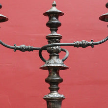 Load image into Gallery viewer, Pair Antique Sheffield Plate Candelabra Silver Plate Candle Holders. B12964
