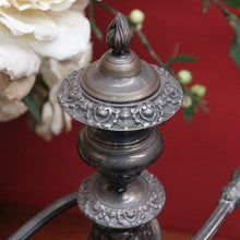 Load image into Gallery viewer, Pair Antique Sheffield Plate Candelabra Silver Plate Candle Holders. B12964
