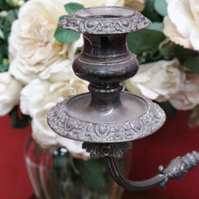 Load image into Gallery viewer, Pair Antique Sheffield Plate Candelabra Silver Plate Candle Holders. B12964
