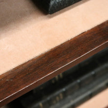 Load image into Gallery viewer, Antique English Mahogany Cabinet – Gilt Mounts, Inlay, Key, Glass Door. B12562
