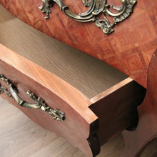Load image into Gallery viewer, x SOLD Antique Chest of Drawers or Hall Cabinet, French Walnut, Brass and Marble Top Chest. B11349
