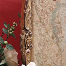Load image into Gallery viewer, Antique c1780 French Gilt Fire Screen with Tapestry &amp; Paper Provenance. B12558
