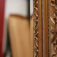 Load image into Gallery viewer, x SOLD Vintage Rectangle Gilt Framed Bevelled Edge Mirror, Wall Hanging Mirror B12098
