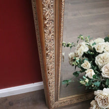 Load image into Gallery viewer, x SOLD Vintage Rectangle Gilt Framed Bevelled Edge Mirror, Wall Hanging Mirror B12098
