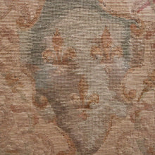 Load image into Gallery viewer, Antique c1780 French Gilt Fire Screen with Tapestry &amp; Paper Provenance. B12558
