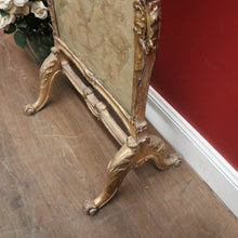 Load image into Gallery viewer, Antique c1780 French Gilt Fire Screen with Tapestry &amp; Paper Provenance. B12558
