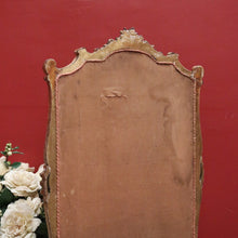 Load image into Gallery viewer, Antique c1780 French Gilt Fire Screen with Tapestry &amp; Paper Provenance. B12558
