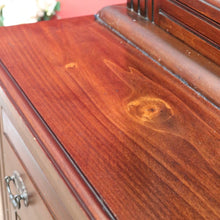 Load image into Gallery viewer, Antique English Pine Two Height Bookcase Glass Upper Doors. B12963
