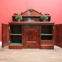 Load image into Gallery viewer, Antique English Mahogany Sideboard – Hall Cabinet or Dining Cupboard or Cabinet. B12556
