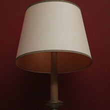 Load image into Gallery viewer, Gilt and Painted Antique French Standard Lamp and Shade, Floor Lamp and Shade. B11318
