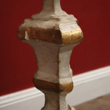 Load image into Gallery viewer, Gilt and Painted Antique French Standard Lamp and Shade, Floor Lamp and Shade. B11318
